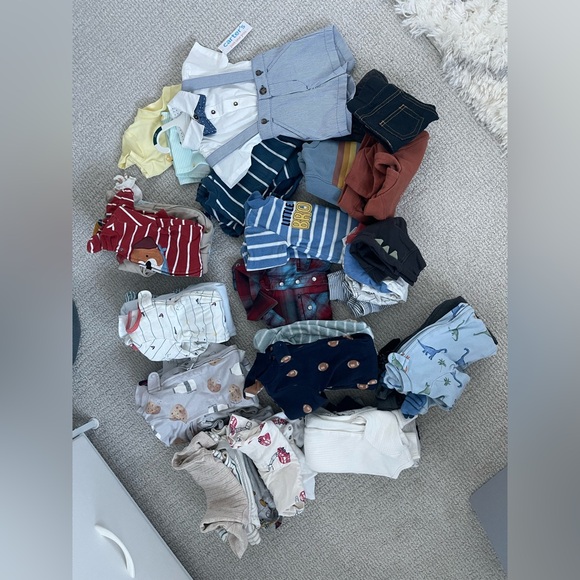 Assorted Baby Boy NB-3 month Clothing Set